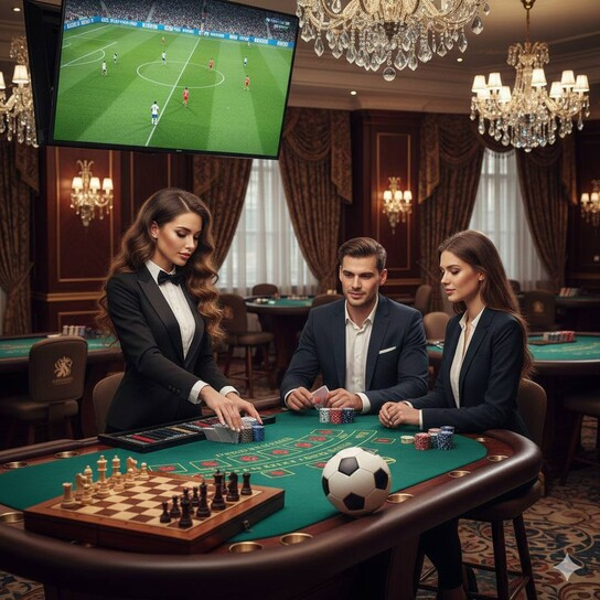 Illustrative image of a person enjoying a mobile casino game